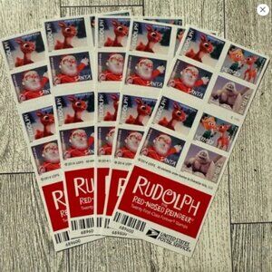 700 USPS forever stamps of Santa Claus